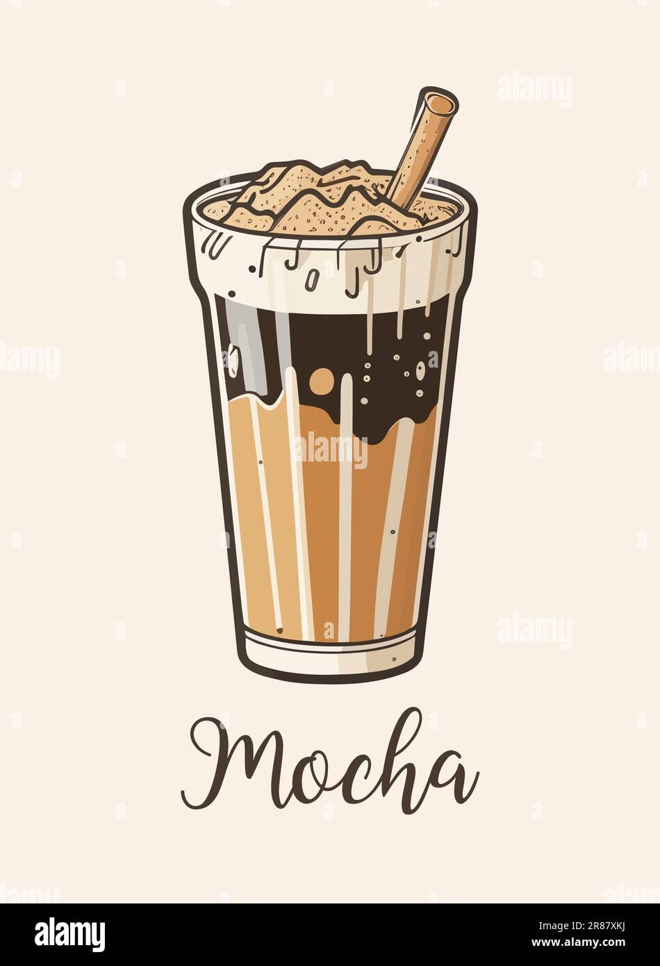 Iced coffee